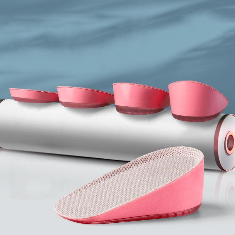 Silicone Height Increasing Insoles, 1 Pair Soft Elastic Breathable Comfortable Shoes Insoles, Invisible Half Pads for Women & Men 5