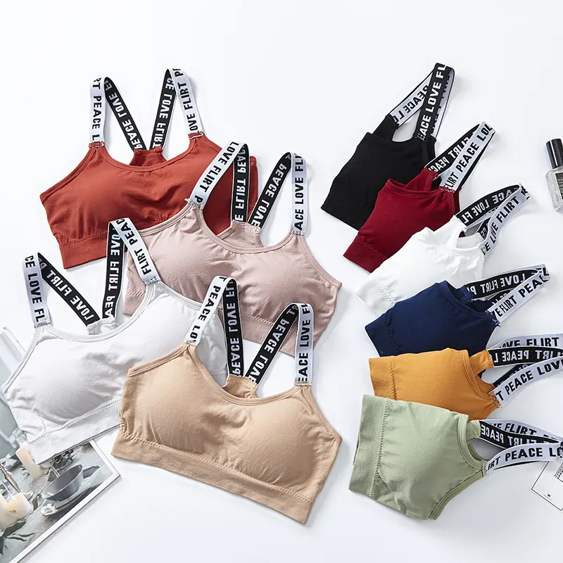 (KB05) 2PCS BH Sport Bra Push Up Jogging Yoga Pakaian Dalam Wanita Olahraga Push Up Seamless