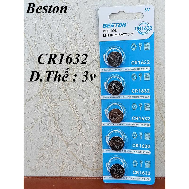 Pin Dùng Cho Cảm Biến Áp Suất Lốp Ô Tô CR1632 3V , Độ Bền Cao Dùng Lâu Pin full box