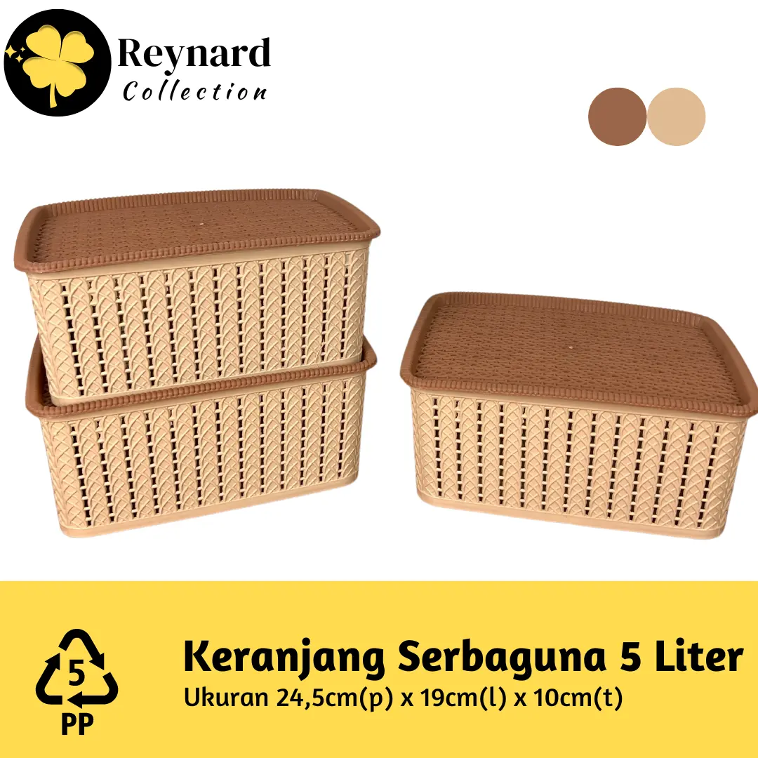 Keranjang Serbaguna 5 Liter Minimalis Korea Box Container 5L Aesthetic High Quality