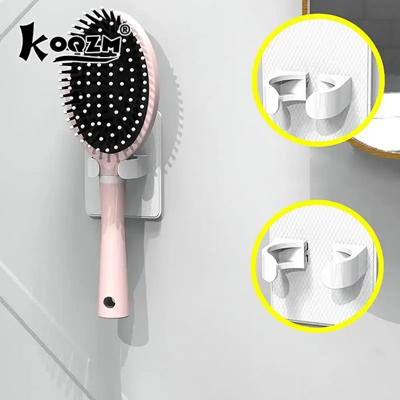 Giá Để Lược, Treo Tường Phòng Tắm, Giá Để Lược, Sắp Xếp Kẹp Tóc, Giá Để Lược Đệm Khí, Giá Để Lược Nhựa Sáng Tạo 2