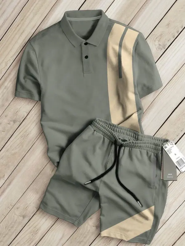 (LN) Bộ  Thể Thao Polo Nam Mùa Hè Chất TICI Siêu Thoáng Khí Thiết Kế Sang Trọng Lịch Sự 3