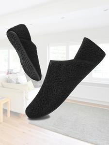 Women's Solid Color Non-slip Sports Slippers, Portable Slippers for Home Travel Hotel, Warm Slippers for Yoga, Running, Fitness