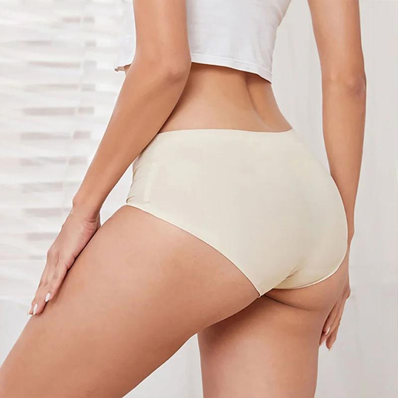 Product Introduction of BUY 5 TAKE 1,Silk Seamless Women's Panty Set, Simple 7A Mulberry Silk Antibacterial Comfort Bottoms, Women's Skin-friendly Breathable Multi-color Panties, Regular Simple Panties , Minimalism Fabric Nylon 17