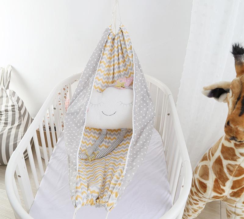 Product Introduction of INS Children's Swing Indoor Outdoor Hanging Basket Kids Hanging Cloth Bag Baby Home Cartoon Hammock 25