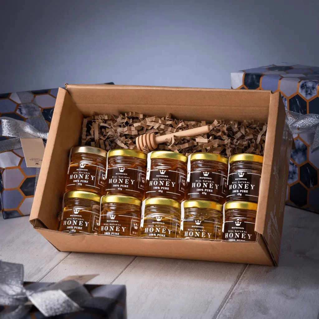10 & 12 Jar Taster Sets - With Mini Honey Dipper