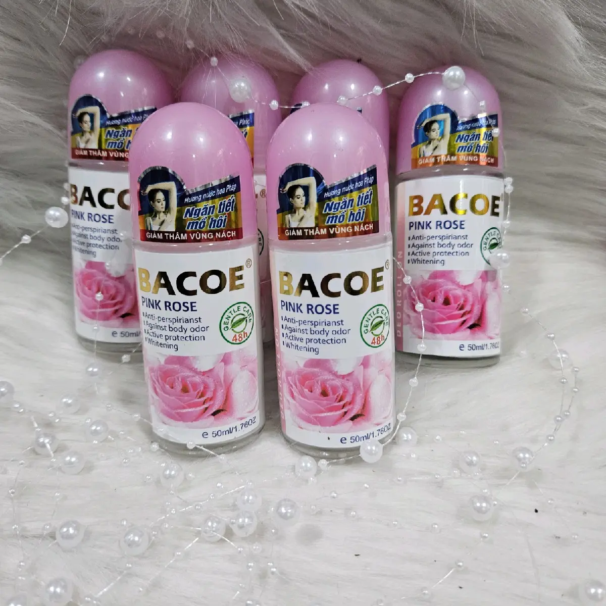 COMBO 12 chai Lăn Khử Mùi Bacoe Dưỡng Trắng Da 50ml  Khử Mùi Hôi
