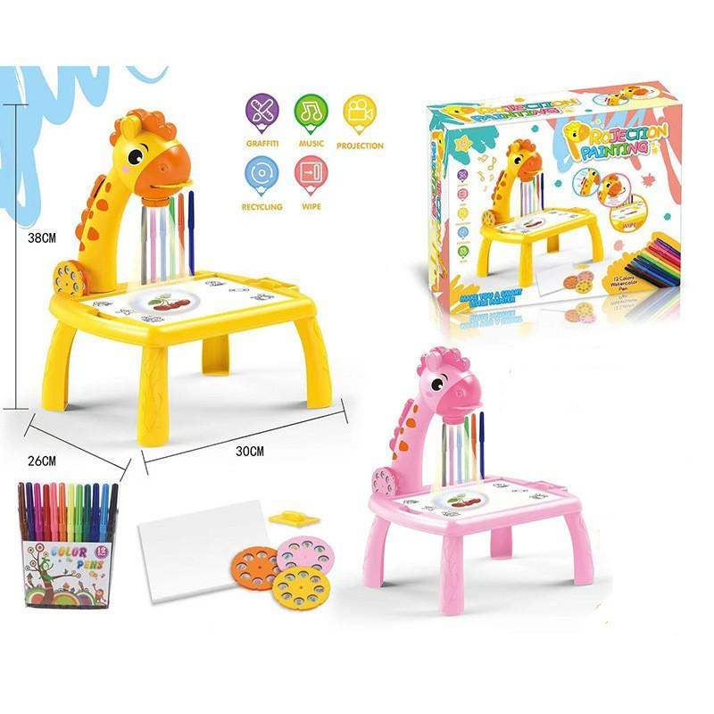 Mainan Proyektor Anak Meja Projector Jerapah Menggambar - Shop | Tokopedia