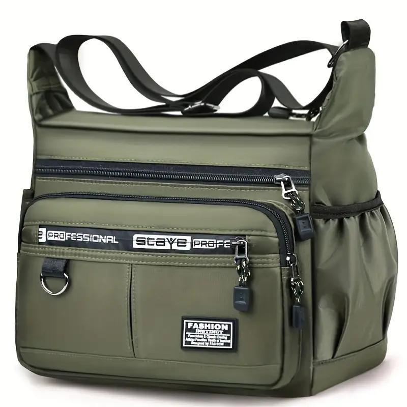 Product Introduction of Large Capacity Multi-layer Chest Bag, Casual Shoulder Bag for Travel & Outdoor Activities, Fashionable Sling Bag for Men 0