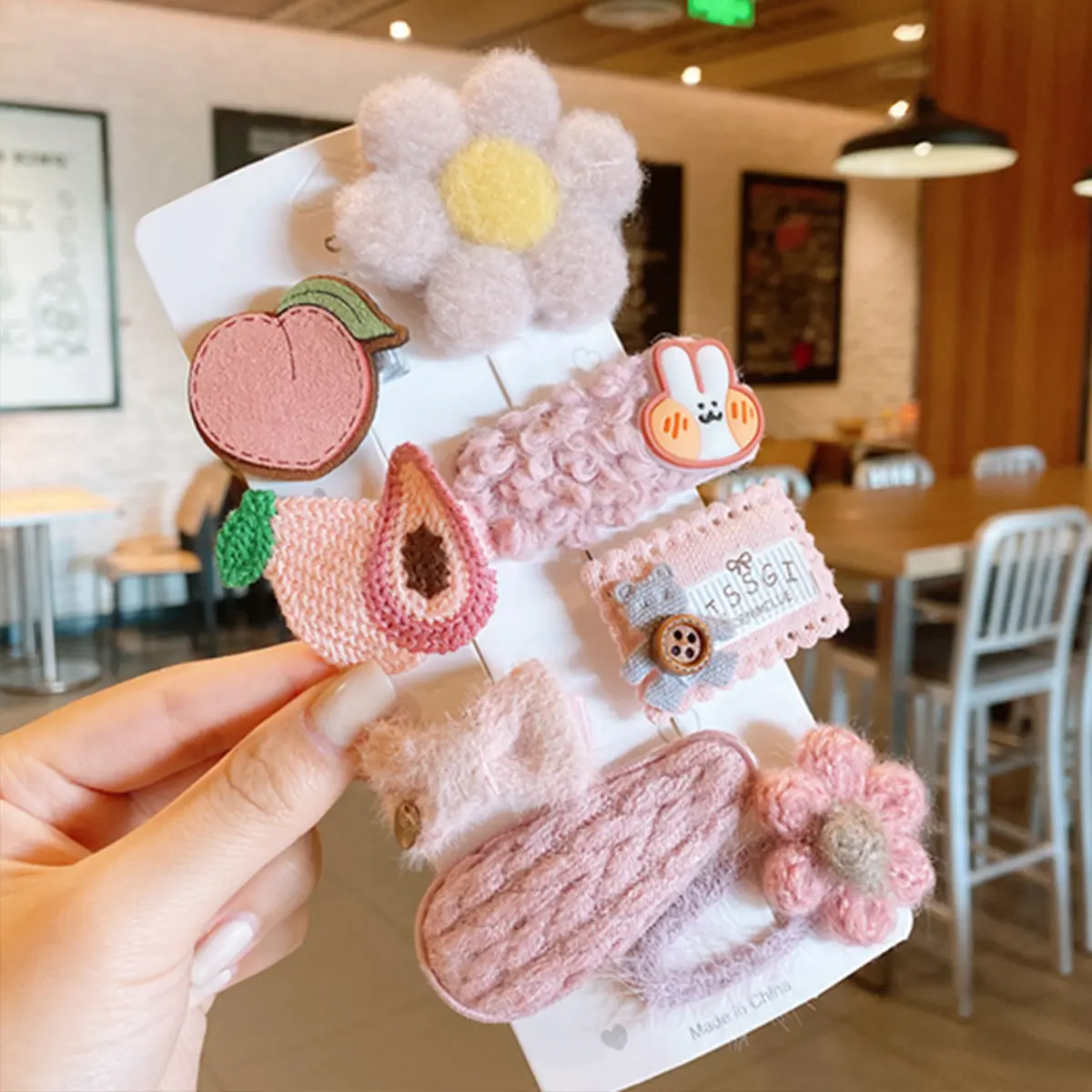 Yarra Jepit Rambut Ala Korea Anak Perempuan Cantik Fashion Aksesoris Aesthetic Motif Bunga Ak04