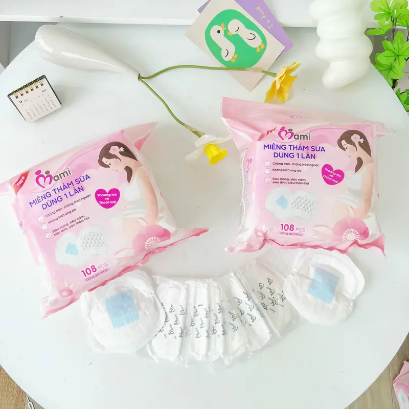 Bịch 108 Miếng Lót Thấm Sữa MAMICARE Siêu Thấm Hút, An Toàn Cho Mẹ 2