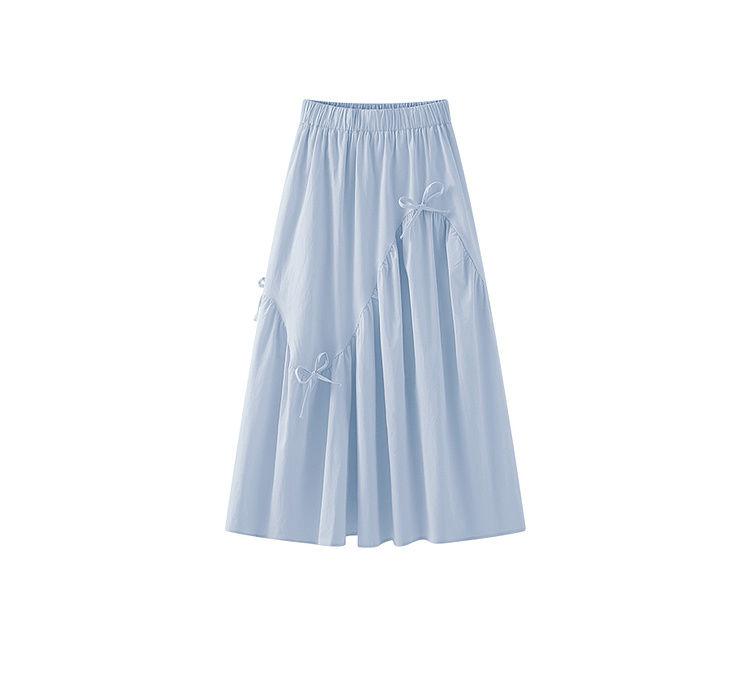 Product Introduction of Váy Dài, Phong Cách Ngọt Ngào, Eo Co Giãn, Buộc Dây Thiết Kế Nơ, Cạp Cao, Bó Sát, Thanh Lịch, Váy Hoang Dã, Thích Hợp Cho Mùa Thu Và Mùa Đông, Năm Phát Hành 2024 13