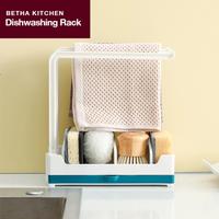 Gambar Betha Kitchen Dishwashing Rack - Offwhite / Rak Cuci Piring Cantik - Blue & White dari Brewsuniq Store Kota Medan 1 Tokopedia