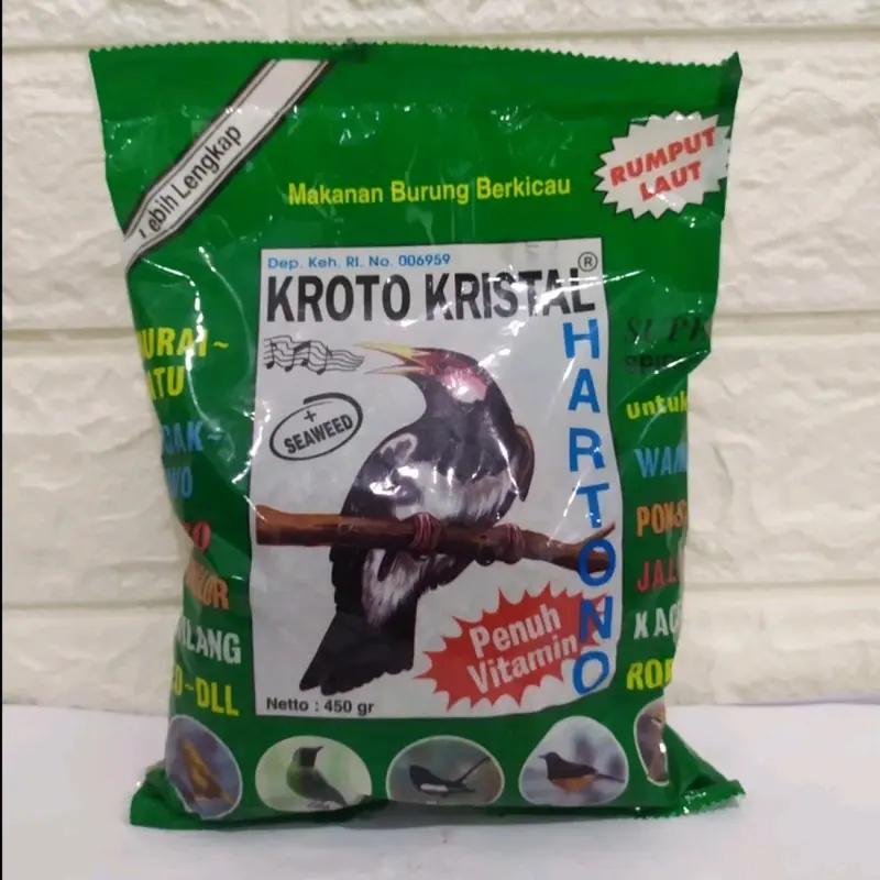 Kroto Kristal Hartono Voer Extra Kroto Pakan Burung Murai Kacer Jalak dll 5