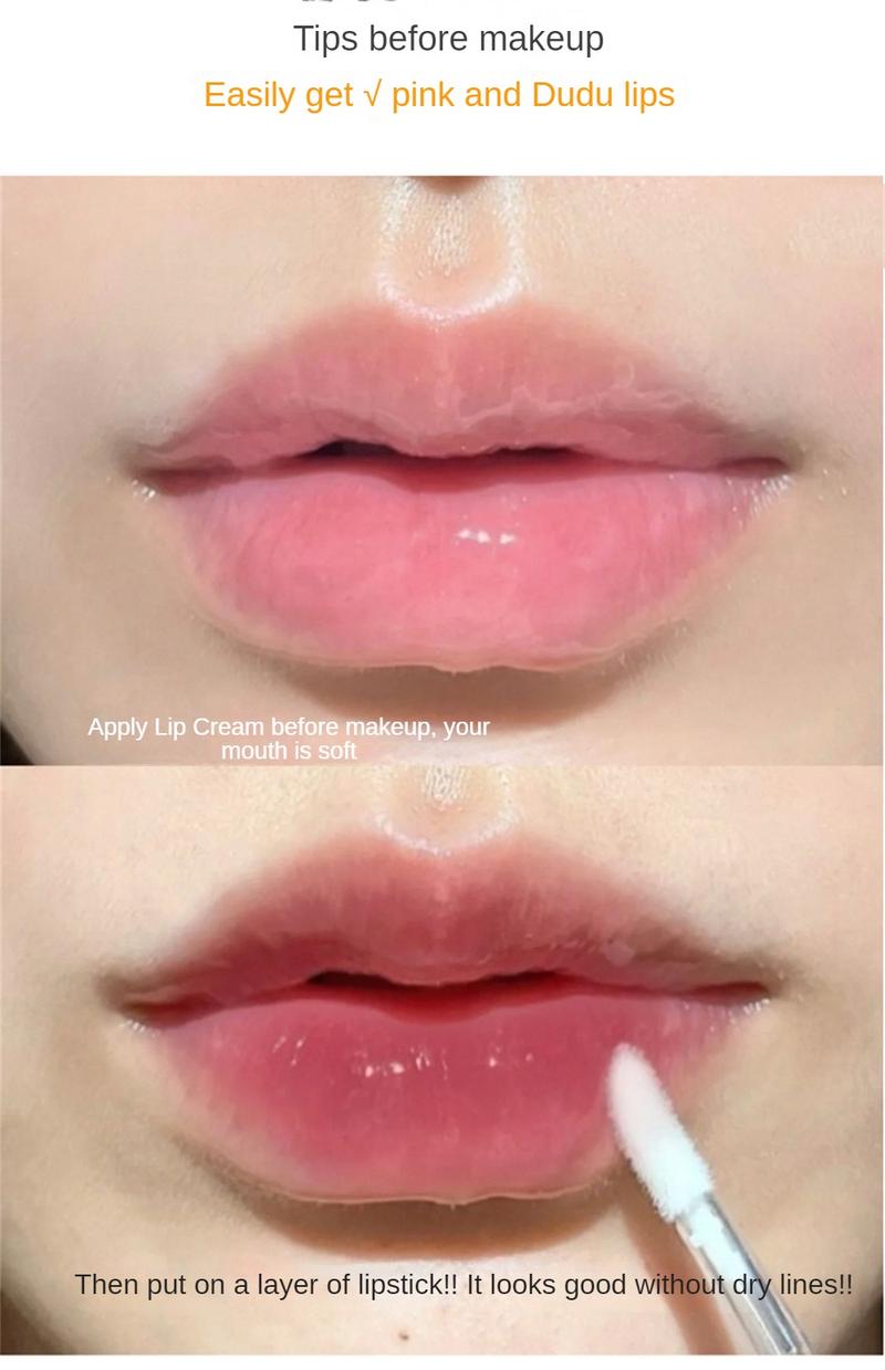 Product Introduction of Gege Bear Crystal Jelly Lip Oil Lip Care Lipstick And Lip Gloss Before Makeup Moisturizing And Nourishing Fruit Lipstick 25