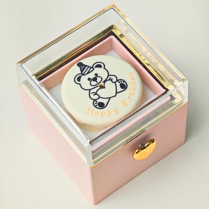 TẶNG KÈM TÚI ĐỰNG QUÀ Hộp nhẫn bánh kem hộp nhẫn hoa hồng xoay 180 độ hộp nhẫn bất ngờ Quà cầu hôn Quà tặng Mẹ Quà tỏ tình dịp 20 10,Noel,Valentine,8 3,...MNB-MINIBACK