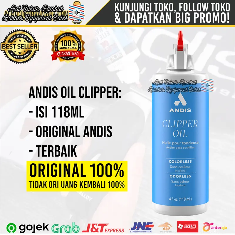 Andis Clipper Oil / Minyak Oli Clipper Andis Original 0