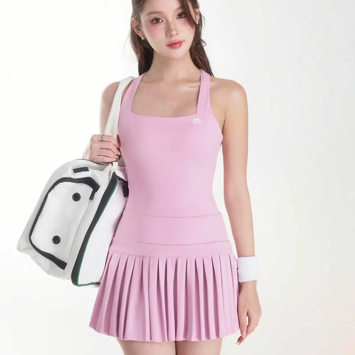 ￼Mer Bleue Sportswear Club | Đầm thể thao Flair Midtown Dress màu Sakura