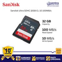 Gambar Sandisk Ultra SDHC 32GB SD Card 100MB/s Class 10 Original Guaranteed Memory for Camera dari Sentra Digital Kota Surabaya 1 Tokopedia