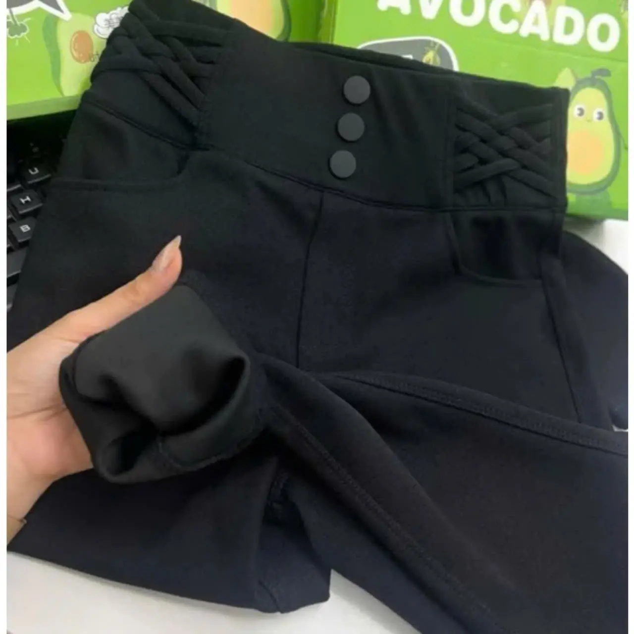 Quần Tregging, Legging Bơ chuẩn mã 299 và 2119 Cạp Cao 3 Cúc chất liệu dày dặn mặc ôm phom dáng mà co giãn thoải mái Nữ