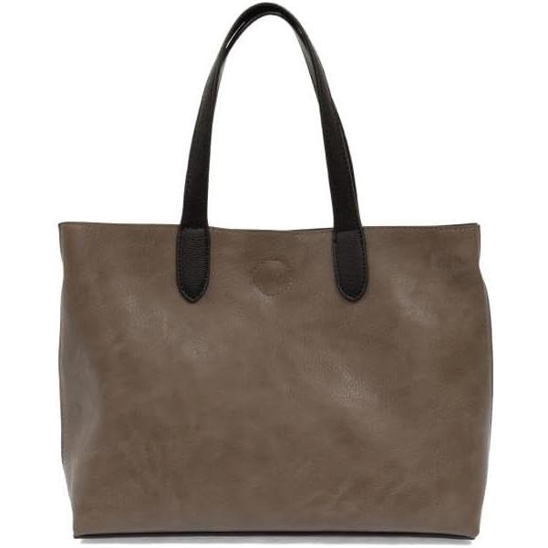 Lightweight lux convertible foie tote bag