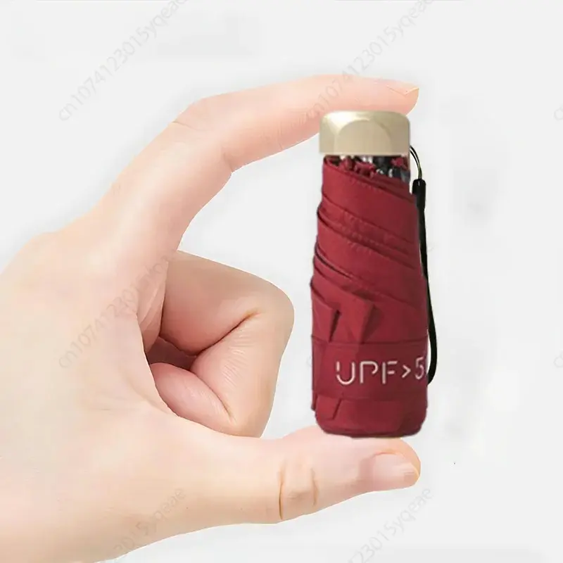 Ô Che Nắng Mini, Ngoài Trời, Siêu Nhẹ, Gấp Năm Lần, Chống Tia UV, Ô Che Nắng, Ô Chống Nắng