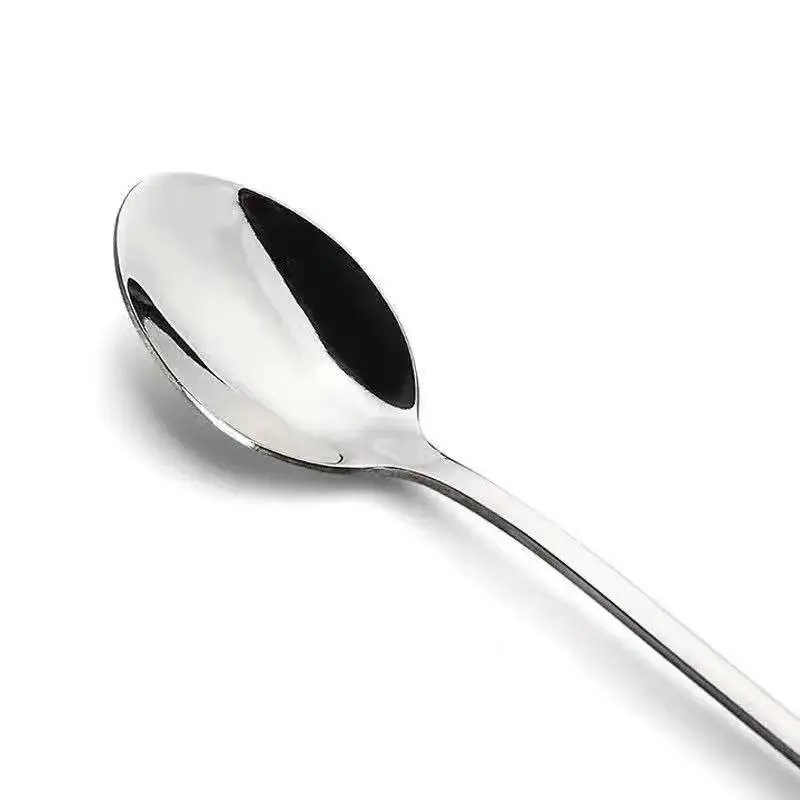 Stainless Steel Long Handle Spoon, 1 Count Durable Coffee Stirring Spoon, Ice Spoon, Kitchen Utensils for Home Use 5