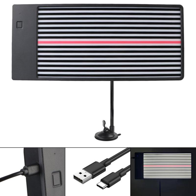 Car Dent Removal Wire Board, 1 Set LED Reflector Lamp Kit, Checking Line Board Reflector Set, Paintless PDR Car Dent Repair Tool 6