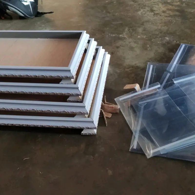 Kotak Hantaran Pengantin Frame Fiber Isi 4 Bok Elegant Tempat souvenir pernikahan kotak seserahan nikah buket wisuda 1