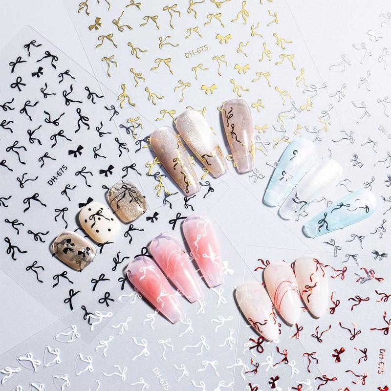 Product Introduction of 3D Butterfly Series Nail Stickers Adhesive Nail Sticker Accessories 1pcs 24