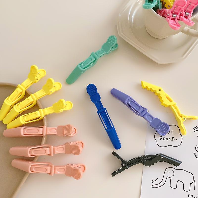  Combo Kẹp Tóc CÁ SẤU Cố Định Tóc Mái   Cắt Tóc Trang Điểm Nghệ Thuật Voi Nữ - Phụ Kiện 