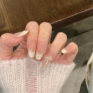 偽の爪にアーモンドプレス、女性と女の子のための偽の爪に30個プレスDIYネイルアート、爪キットにエレガントなスティック