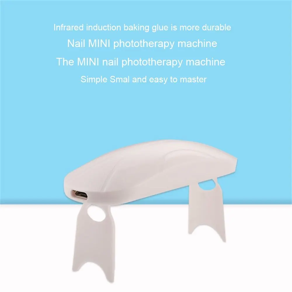 New Foldable Pocket Nail Dryer Durable Mini Size Phototherapy Lamp 2 Speeds Portable Uv Led Lights