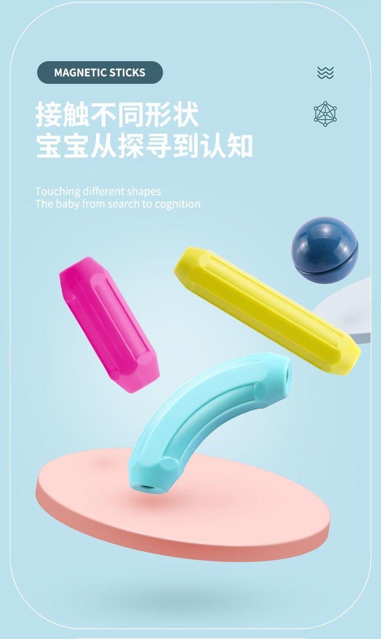 Product Introduction of แท่งแม่เหล็ก, ของเล่นเด็ก, บล็อกตัวต่อแม่เหล็ก, ธีมหลากหลาย, สำหรับเด็กชายและเด็กหญิง, ปริศนาประกอบการศึกษาปฐมวัย, [200 ชิ้นที่ให้จริง], เหมาะสำหรับเด็ก, การดูด 5