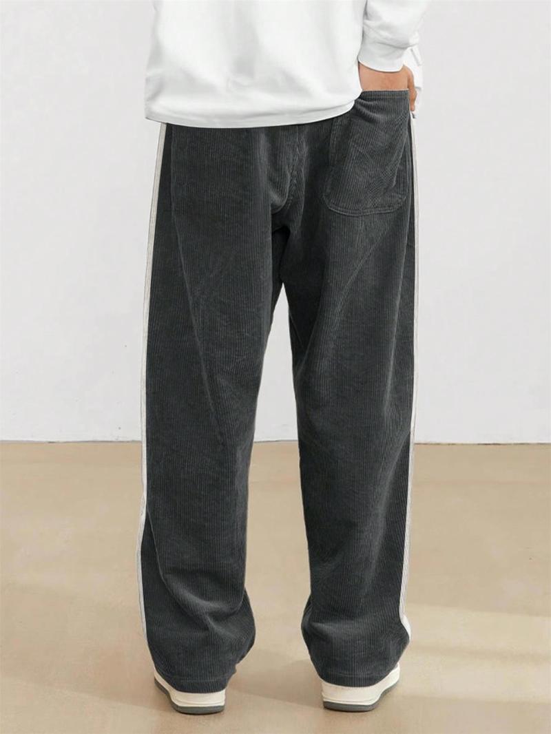 Product Introduction of Men's Corduroy Pants, Loose Casual Comfy Trousers for Daily Wear, Men's Bottoms for All Seasons 2