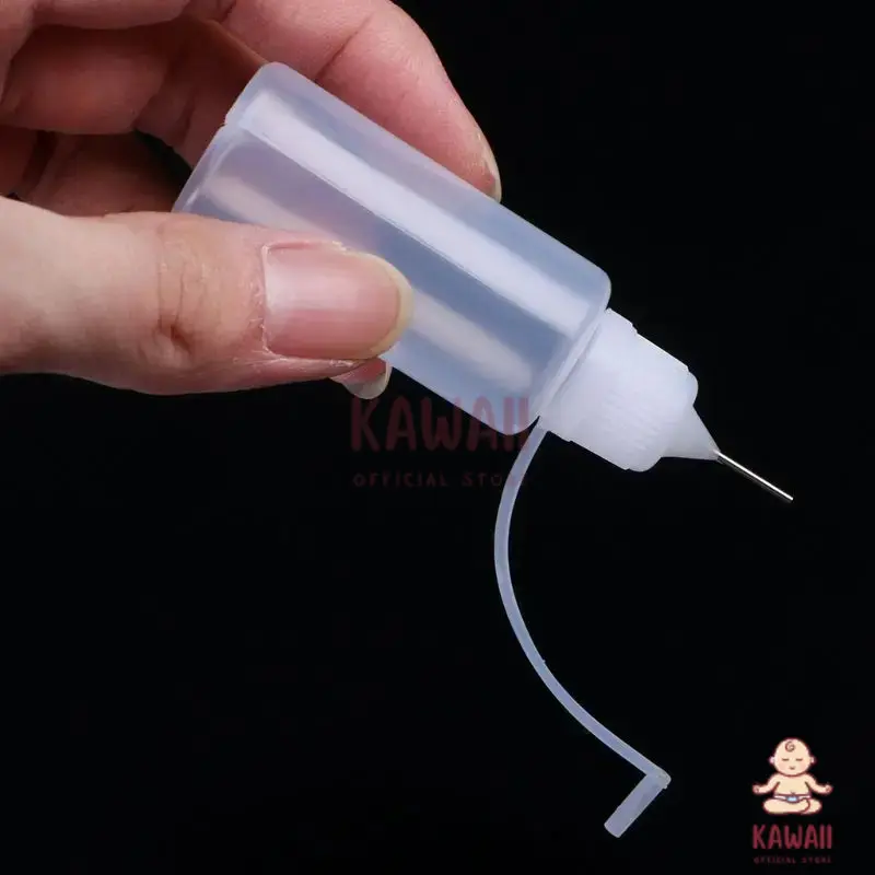 KS Botol Jarum Tetes 10 Ml 30 Ml 50 Ml Tempat Saos Bento Tools Glue Applicator 2