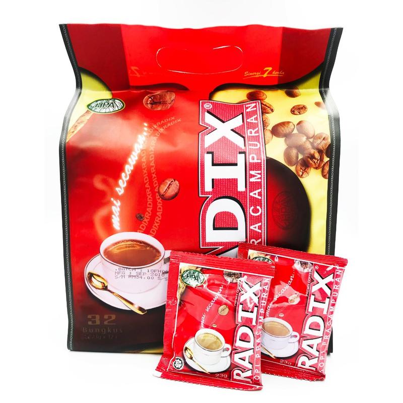 Kopi Radix HPA Jumbo 32 Sachet Asli Malaysia Coffee 1