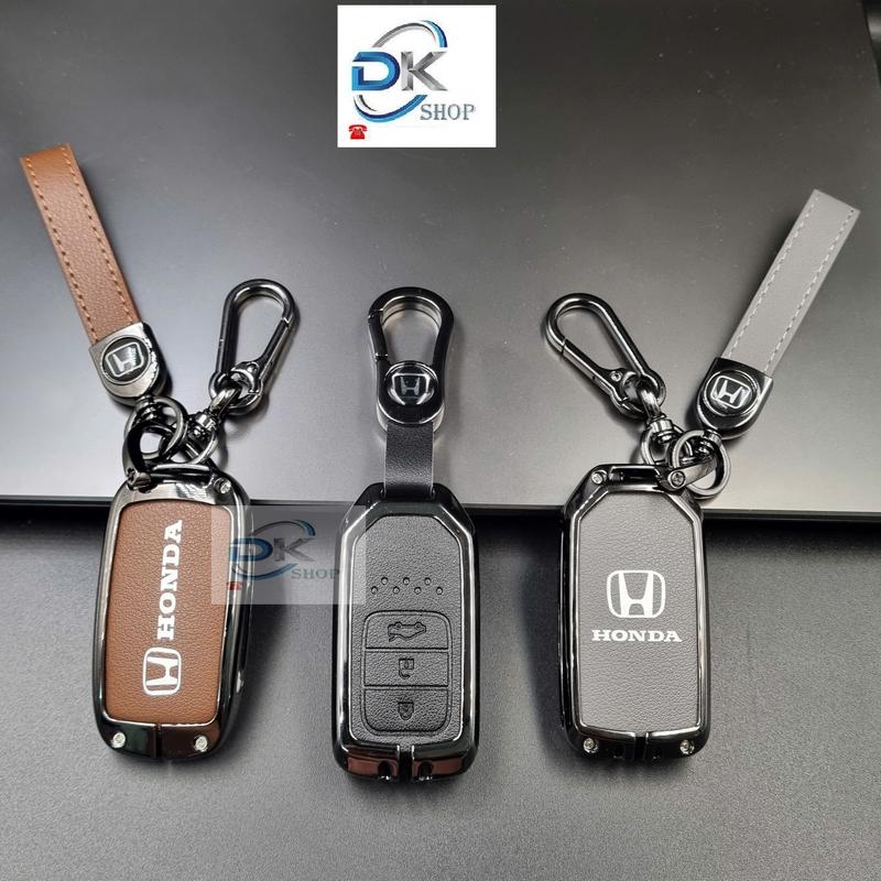 Ốp chìa khóa smartkey cao cấp Honda CRV HRV Civic Accord,City Brio Jazz Móc Khoá Móc Khóa