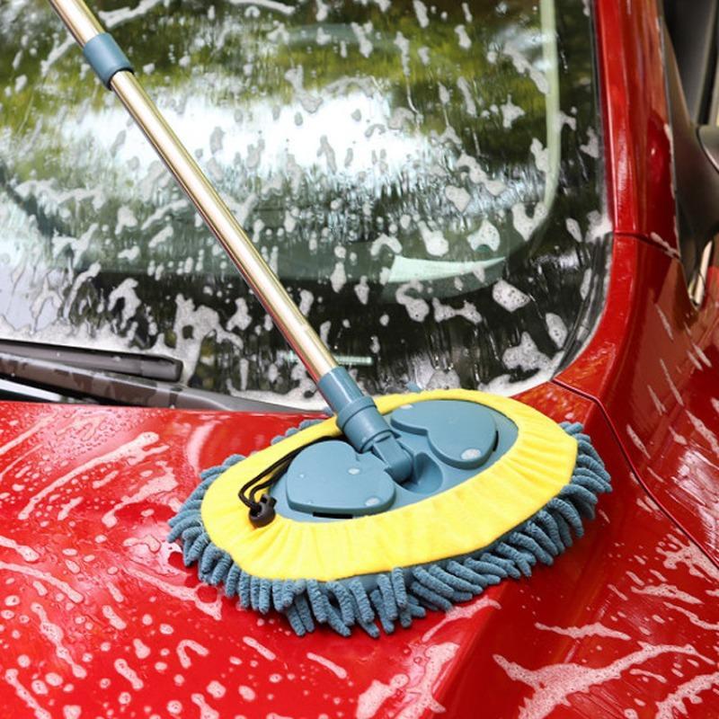 Car Washing Brush, Long Handle Car Washing Brush, Retractable Car Washing Brush Suitable for Car Washing, Cleaning, Scrubbing 6