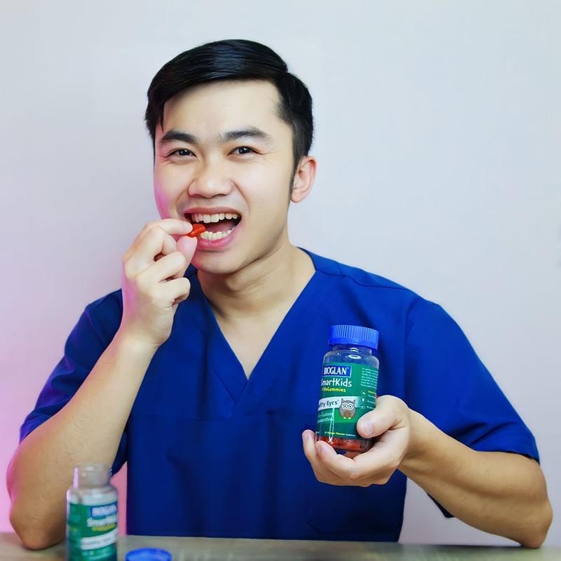 Kẹo bổ mắt Bioglan Smartkids Healthy Eyes cho trẻ từ 4 tuổi và người lớn (30 v) (mua 5 tặng 1)