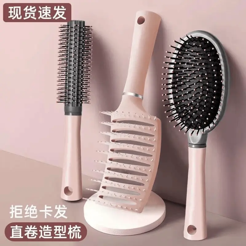 Air cushion comb design, internet famous women's special long hair airbag massage comb, head curved pork rib comb, women's household comb