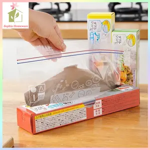 Plastik Ziplock Reusable E47-E49 Fresh Bag Kantong Kulkas Penyimpan Makanan Sayuran Buah