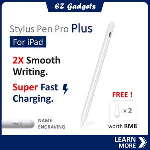 Stylus Pen Pro Plus compatible with iPad Fast Charging Palm Rejection Stylus Pen Touch Screen Pen with Battery Indicator