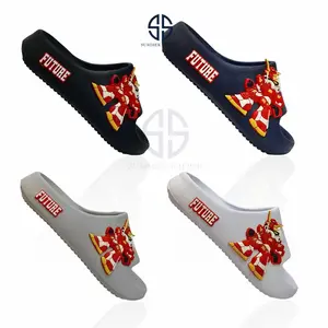 SS Sandal Anak Cowok Laki-Laki Karakter Gundam Robot Sendal Slop Slip On Karet EVA Anti Licin