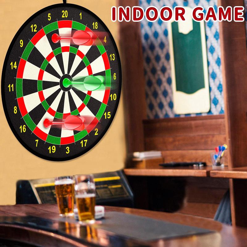 Dart Board Toy, 1pc Dart Board with 20pcs Dart, Christmas Fun Party Game Toy for Indoor and Outdoor Sports, Sports & Outdoor Play Toy, Interactive Game Toy, Christmas Gift, Stocking Filler 2