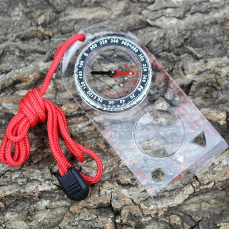 Product Introduction of High Quality Acrylic Map Ruler Compass Multi-function Portable Baseplate Compass Transparent Camping Maps Outdoor 13