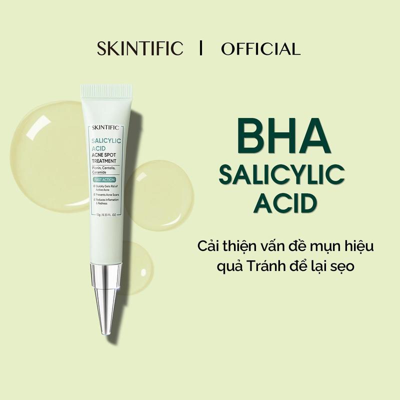 Gel chấm lên mụn BHA SKINTIFIC 10g (live)