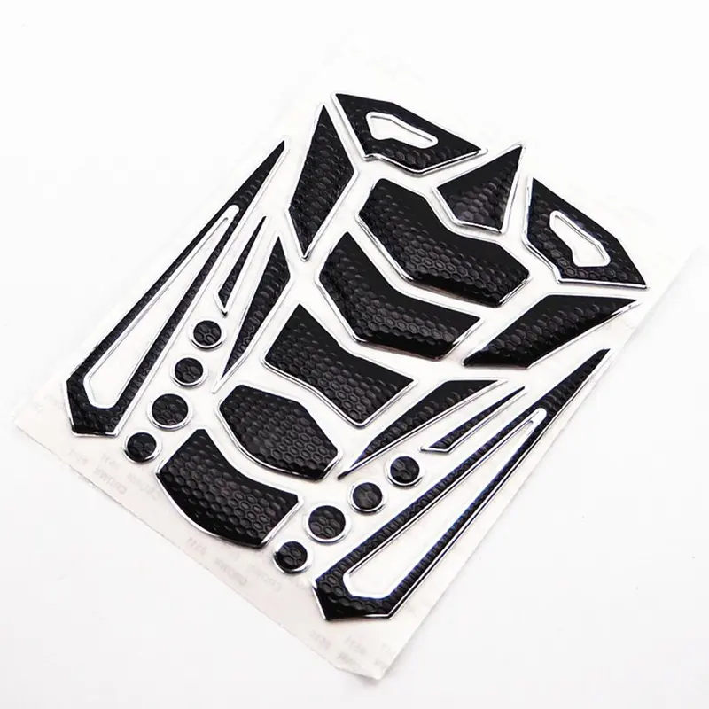 Motorcycle Tank Pad Sticker, Motorcycle Tank Protector Decal, Universal Motorcycle Decorative Sticker for Honda Suzuki Kawasaki Bicycle Travel 3