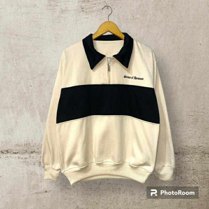 CREWNECK BERKERAH PRIA WANITA (UNISEX) MASA KINI 0