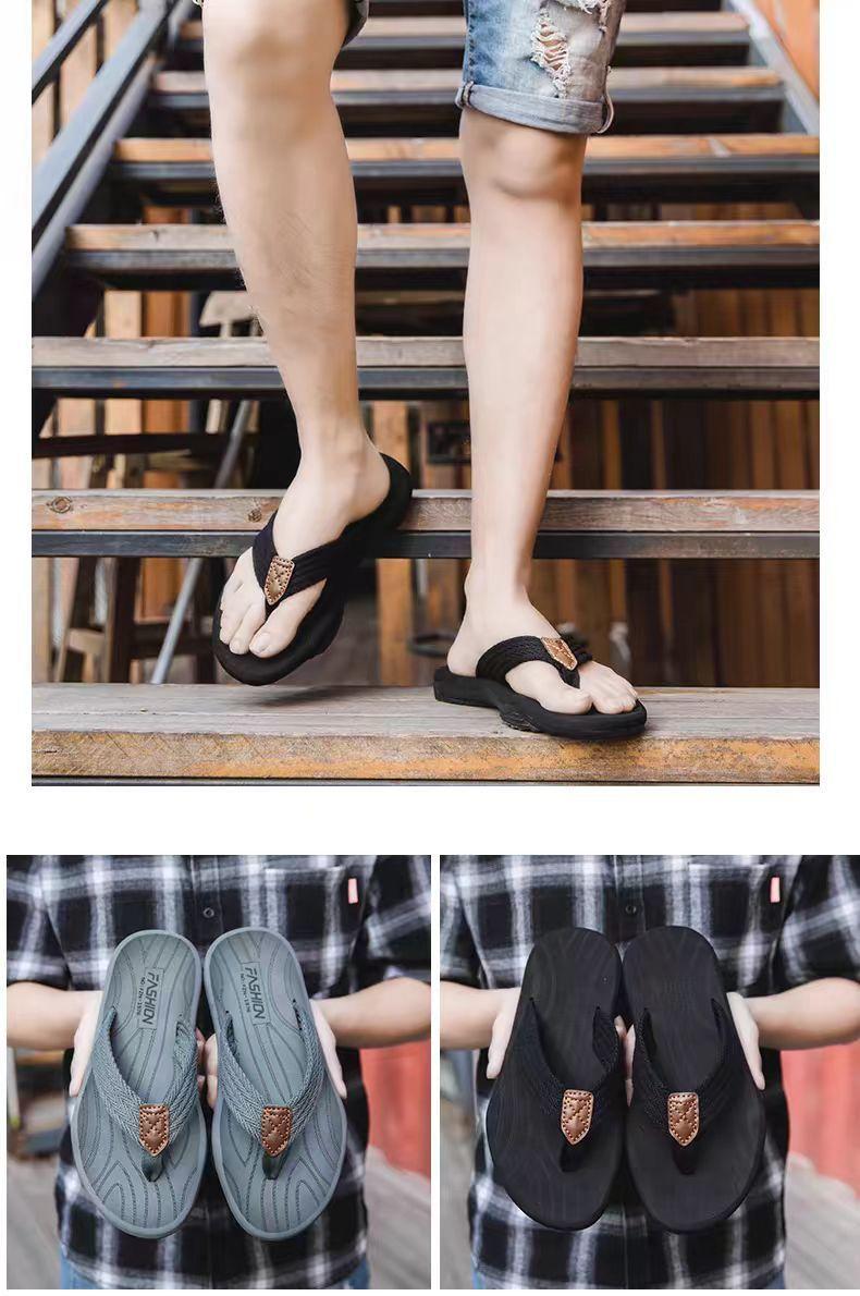 Product Introduction of Dép Xỏ Ngón Mùa Hè Cho Nam, Có Thể Đeo Ngoài Trời, Chống Trượt, Độ Đàn Hồi Cao, Đế Mềm, Sọc, Phong Cách Người Nổi Tiếng Trên Internet, Chống Mài Mòn, Thích Hợp Cho Các Cặp Đôi, Hàng Mới Về Năm 2024 13
